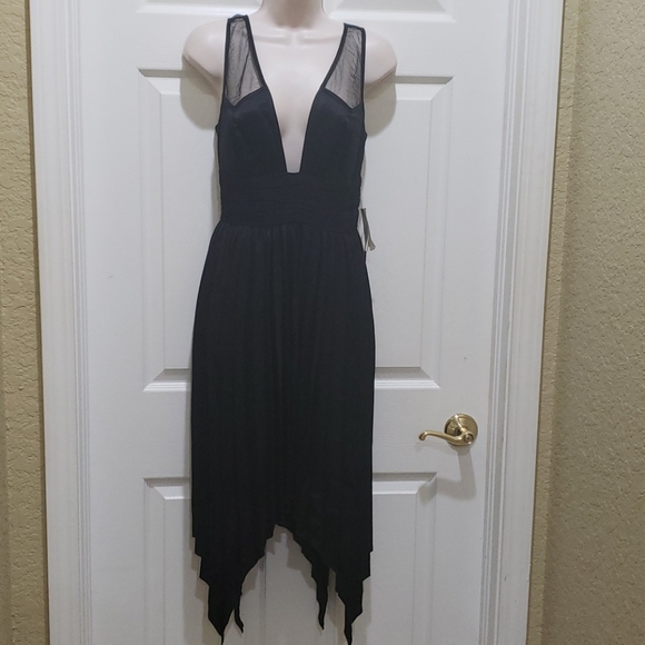 NWT Dina Bar-el Women's Size Medium Black Dress - Picture 1 of 8